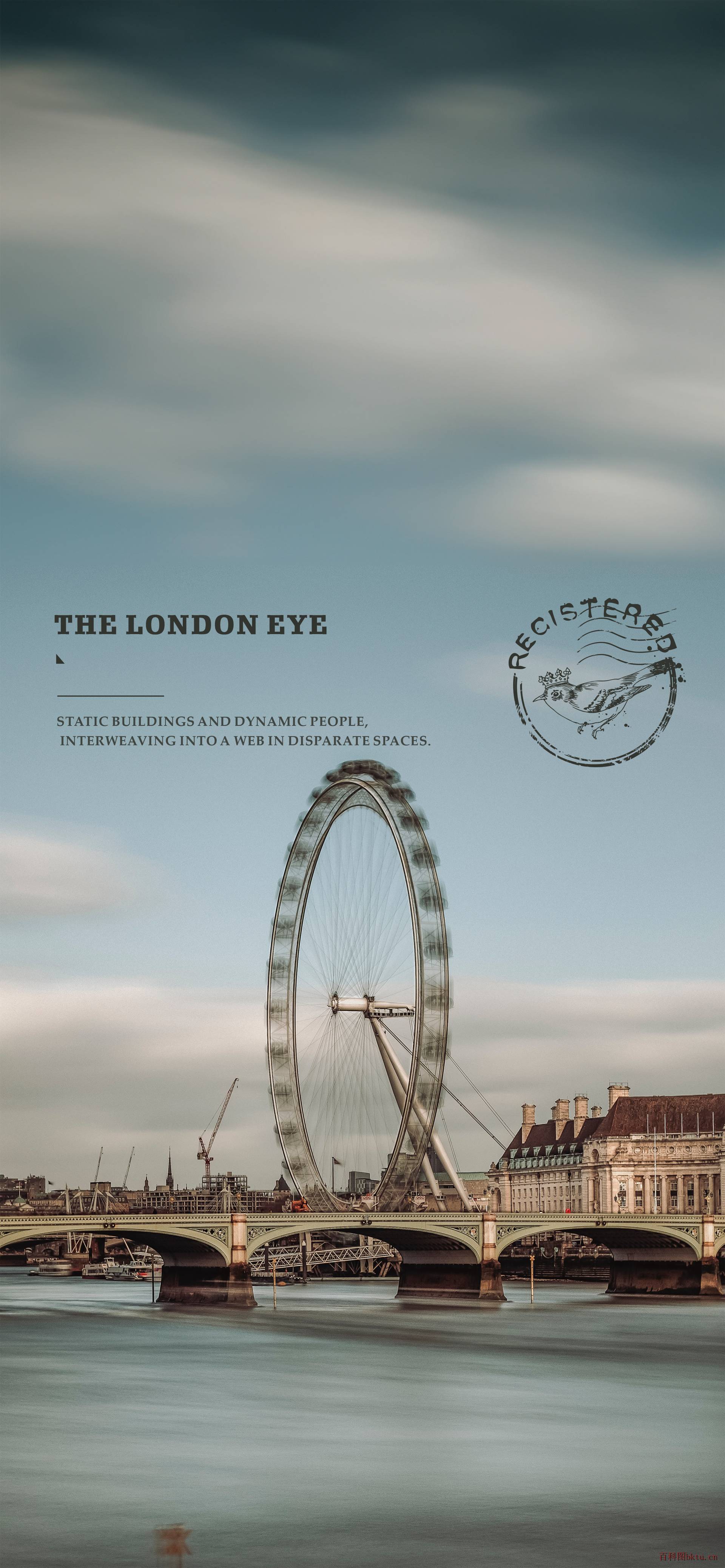伦敦之眼 | 治愈系氛围感壁纸 街景系列